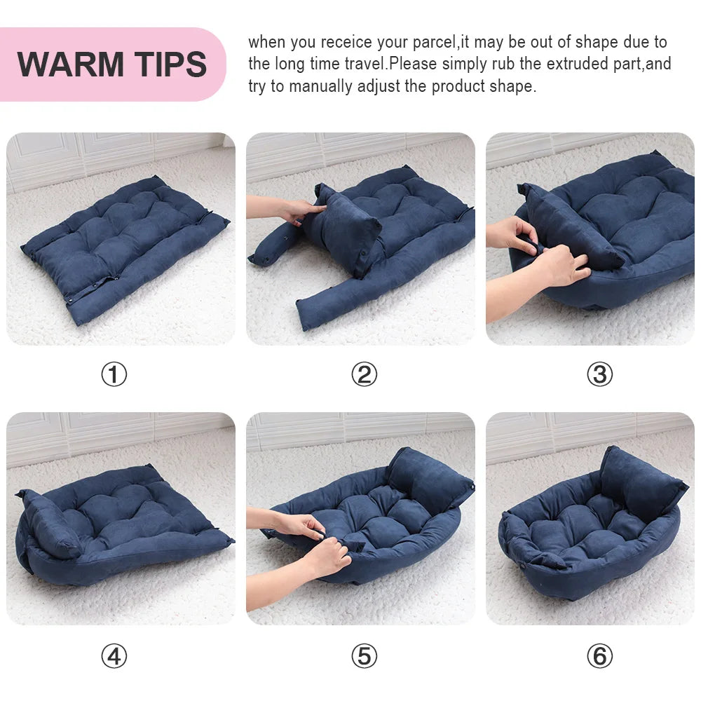 Multifunction 3 IN 1 Dog & Cat Bed Mat